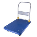 400kg Blue Foldable Platform Trolley hand Food Cart